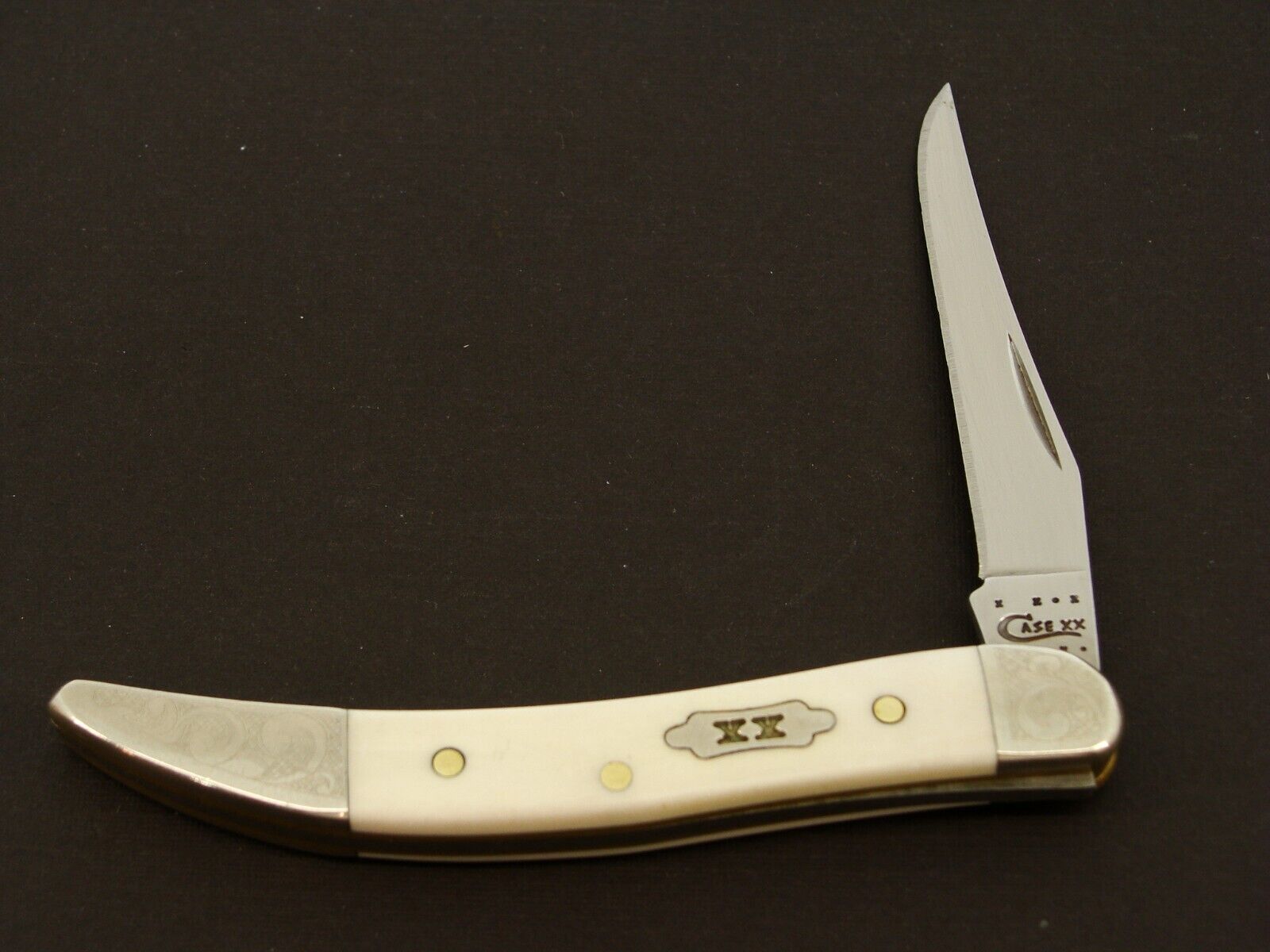 CASE XX USA 410096 ENGRAVED BOLSTERS TINY TOOTHPICK POCKET KNIFE KNIVES TOOL