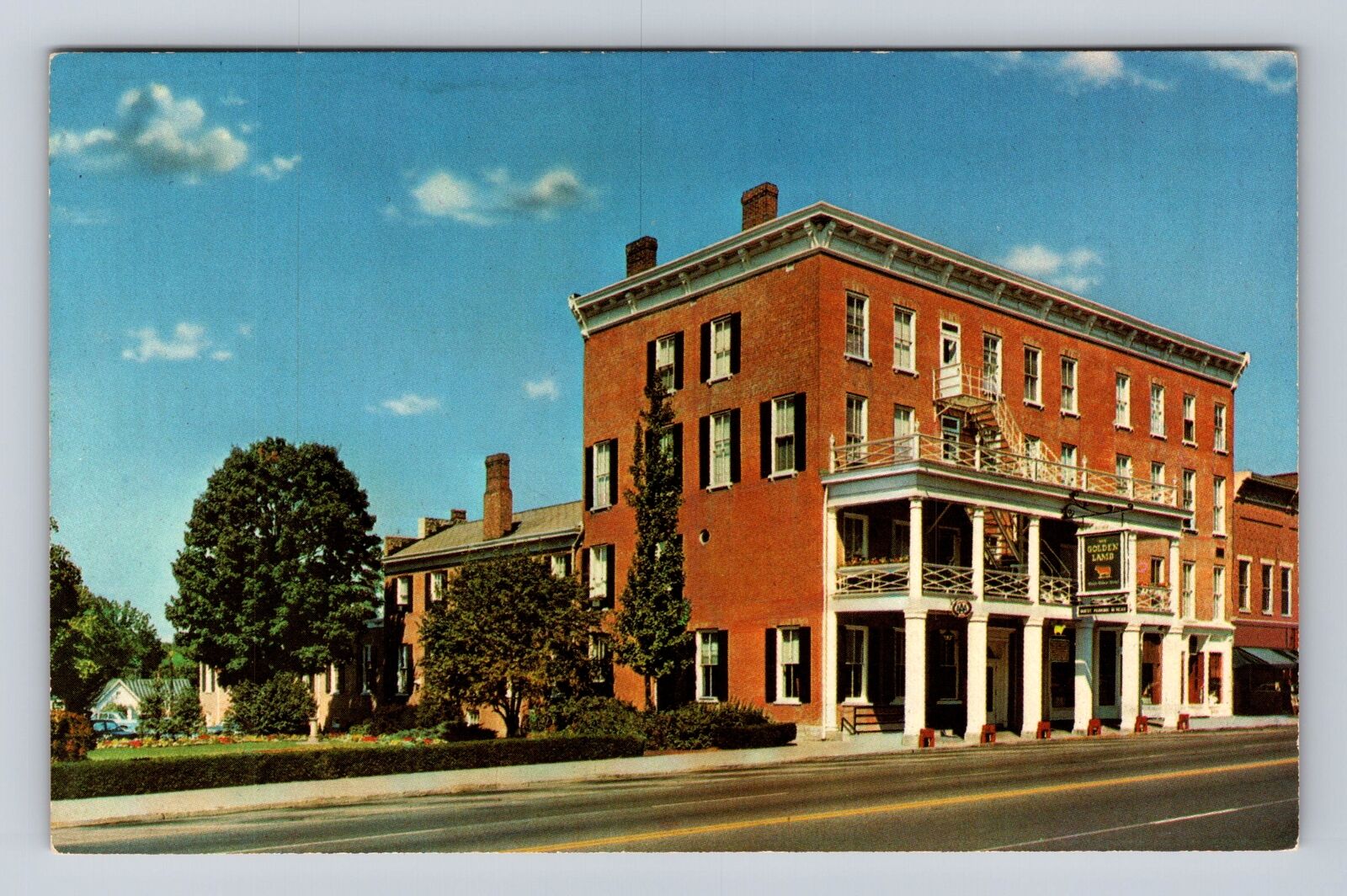 Lebanon OH-Ohio, Historic Golden Lamb, Ohio\'s Oldest Inn, Vintage Postcard