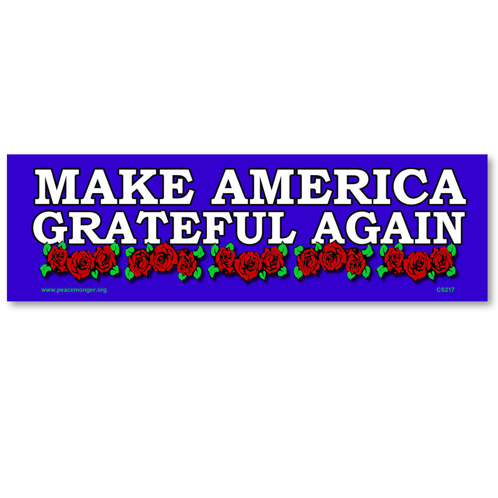 MS566 Make America Grateful Again Color Anti President Donald Trump Mini Sticker