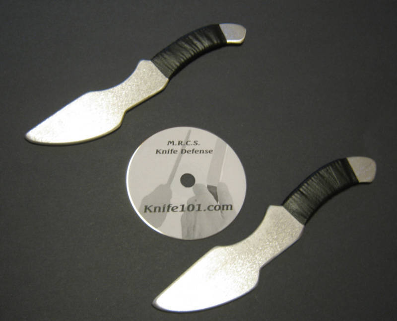 Training Aluminum Knives Knife Fighting FMA DVD Knife Defense Kali Arnis Trainer