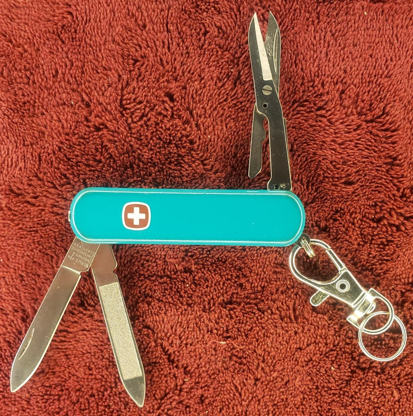 WENGER Turquoise Color Esquire Swiss Army Knife