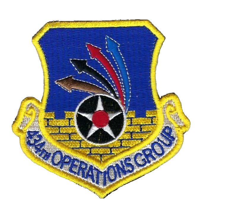 PATCH USAF 434TH OPERATIONS GROUP GRISSOM  AFB                 B