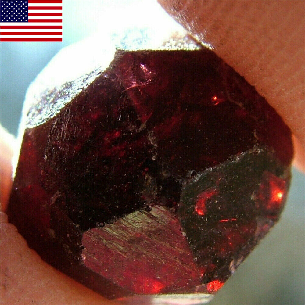 Raw Rough Natural Red Garnet Crystal Reiki Healing Gemstone Mineral Specimen
