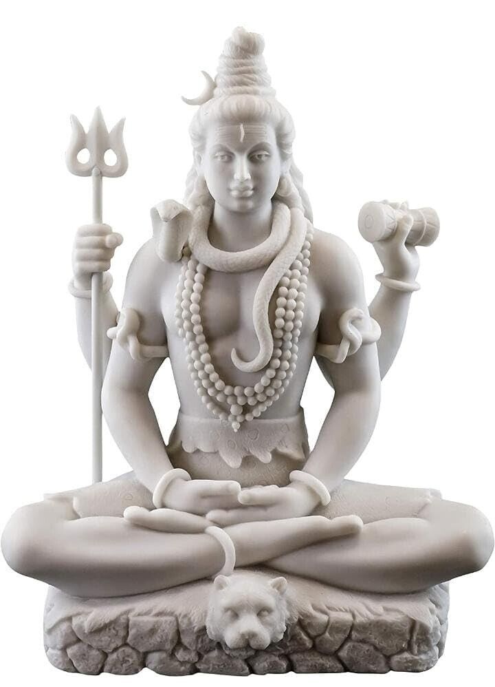 Shiva Idol Statue Hindu God Lord Shiva Statue Idol for Home & Office Temp