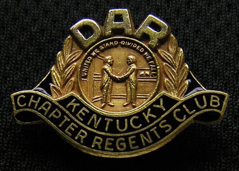 VTG DAR KENTUCKY CHAPTER REGENTS CLUB DAUGHTERS OF THE AMERICAN REVOLUTION PIN