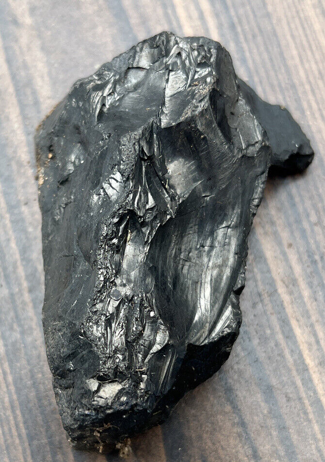 Raw Anthracite Coal Metamorphic Rock - Hand Sample
