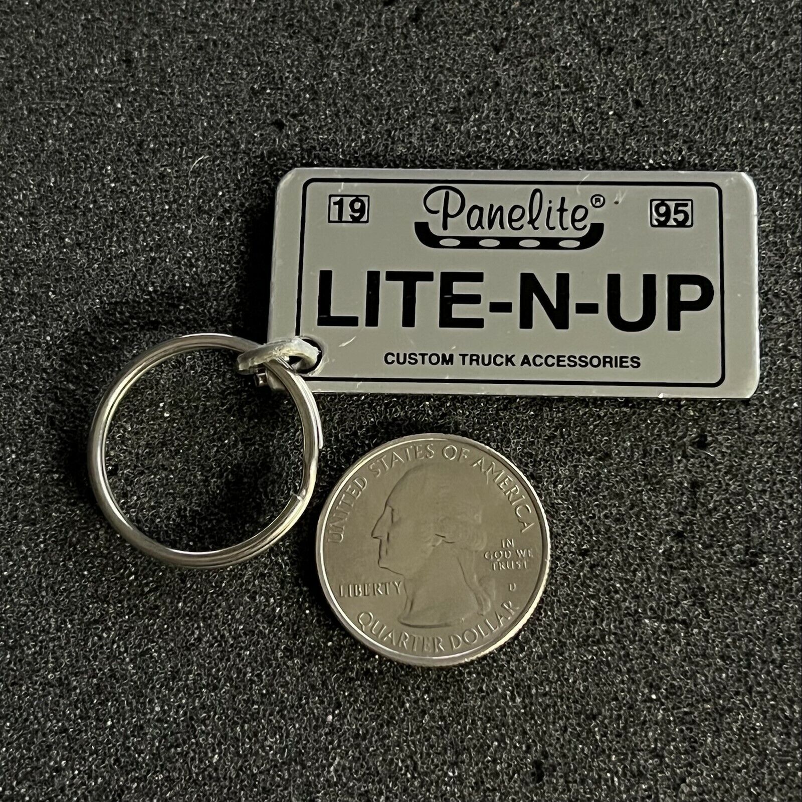 1995 Panelite Lite-N-UP Custom Truck Accessories FOB Keychain Key Ring #42669