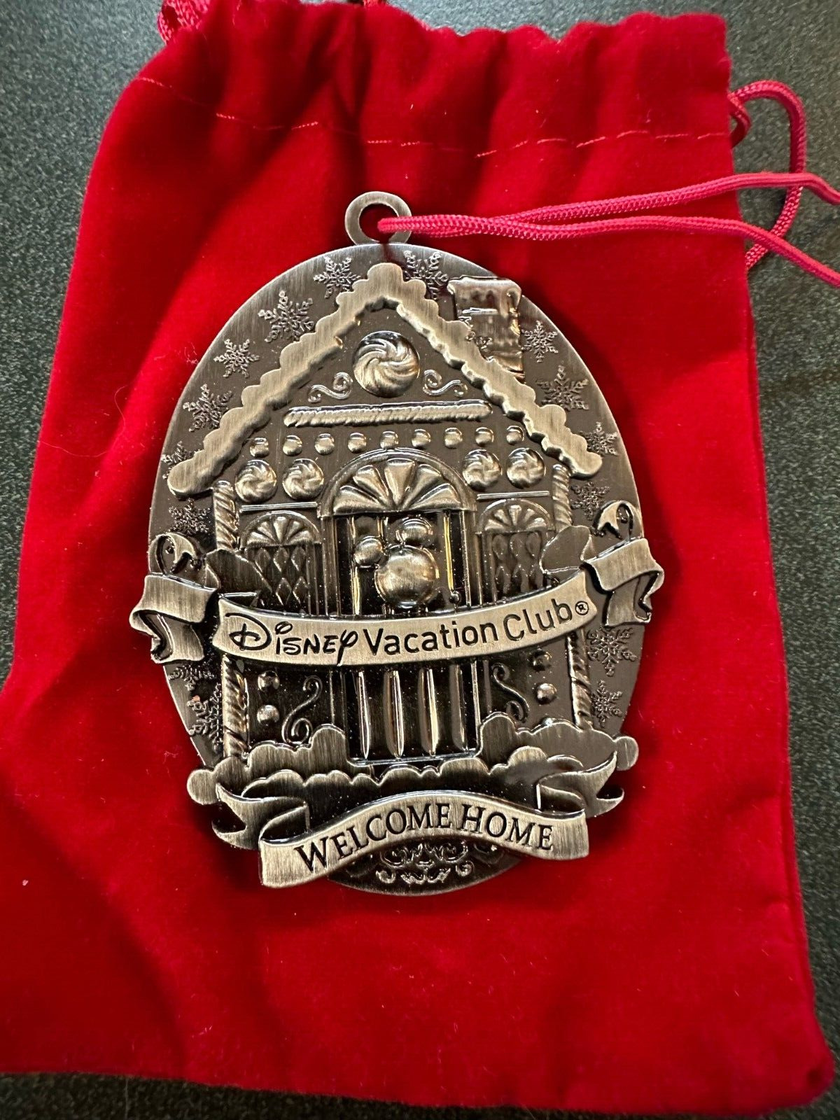 DVC Gingerbread House - Welcome Home 2012 Christmas Ornament