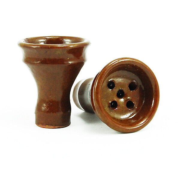 Hookah Original EGYPTIAN UNGLAZED CLAY Bowl Compatible Replacement Head Pipe