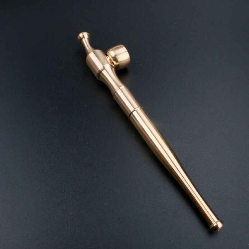1pcs New Brass Smoking Pipe Cigarette Holder Metal Tobacco Pipe Gift Pipes