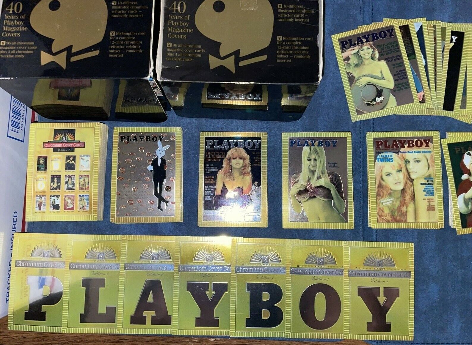 Playboy Chromium Cover Card lot of 50 card + Bonus 