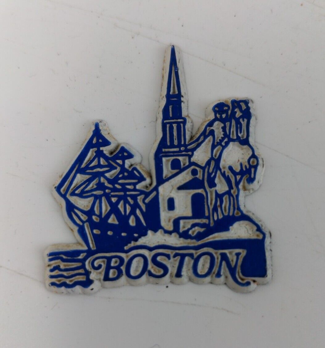 Vintage Boston Massachusetts Old North Church Refrigerator Magnet NEW NOS
