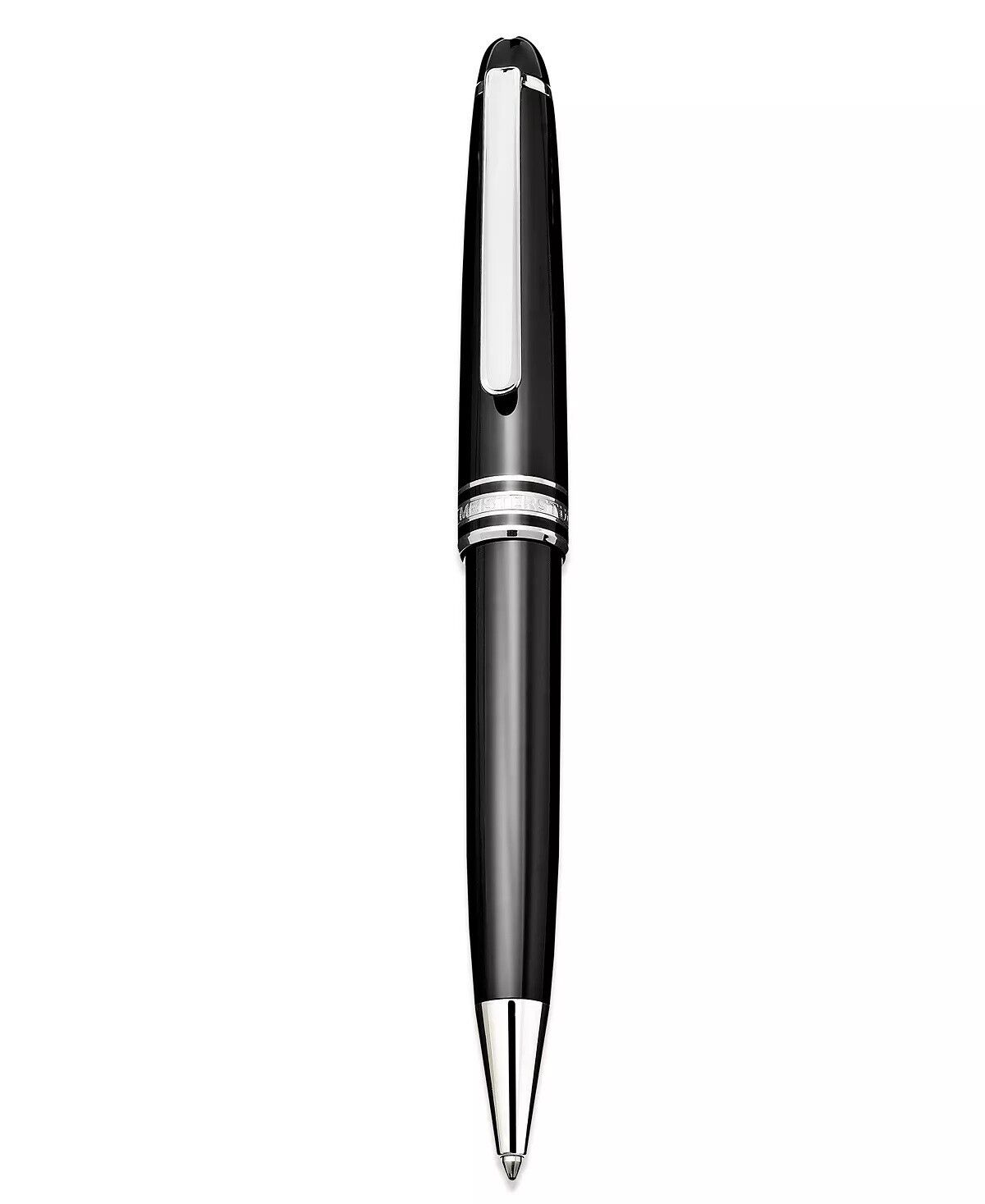 New Montblanc Meisterstuck Platinum  Black Classique  Ballpoint Pen Gift for Men