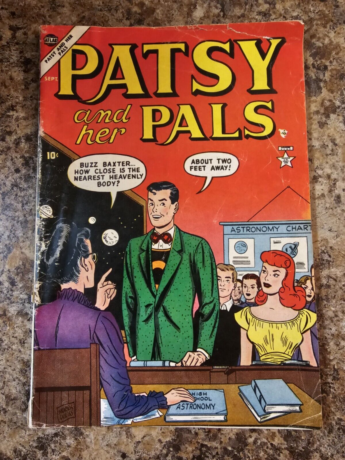 Patsy And Her Pals #3 (1953) Rare Golden Age Atlas Comics GD Stan Lee 