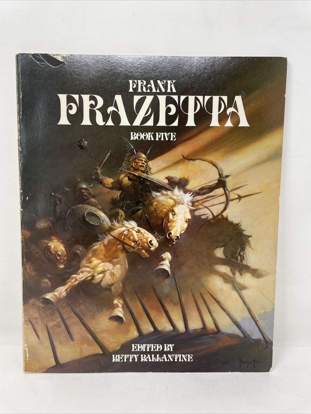 ART OF FRANK FRAZETTA Book (5) Five Rare 1st Print 1985 Bantam.