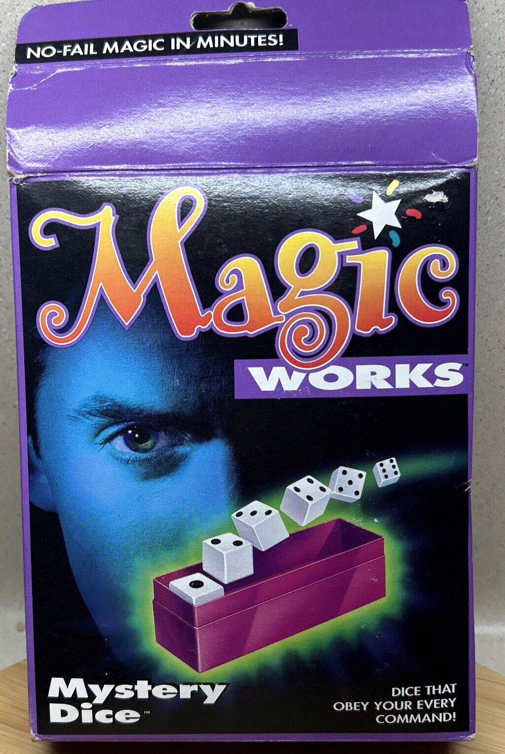 Milton Bradley ~ Magic Works Mystery Dice Magic Trick ~ Complete Vintage (1993)