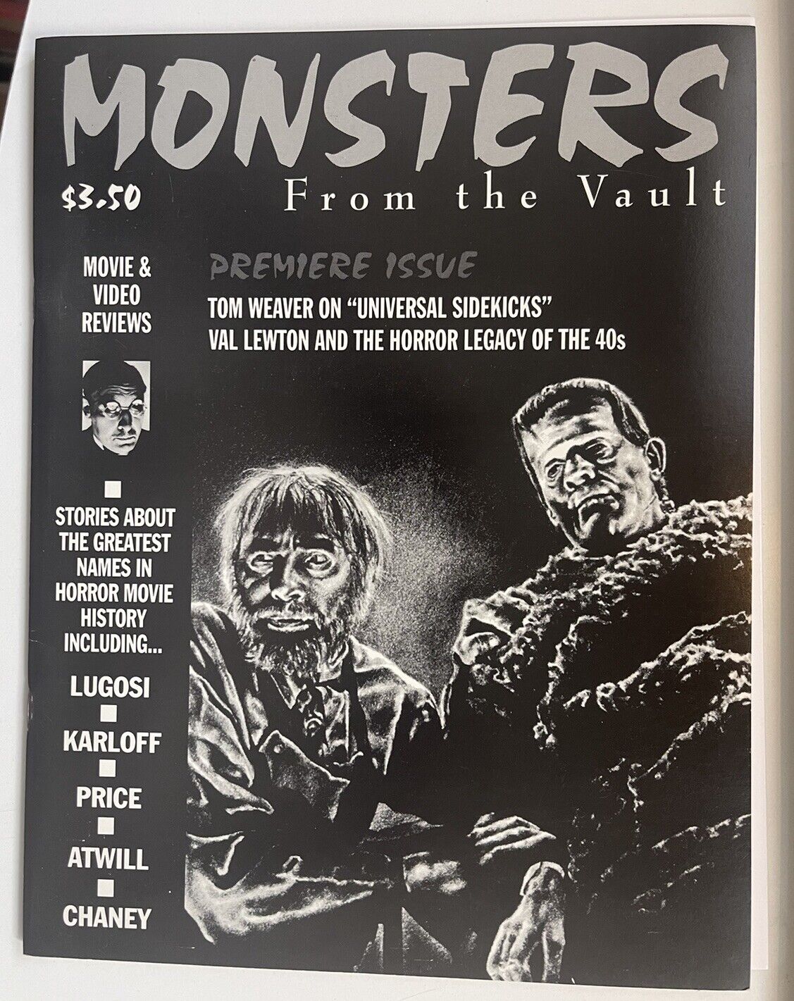 MONSTERS FROM THE VAULT 1995 Vol. 1 # 1 Magazine  1/500 HIGH GRADE Rare FAMOUS