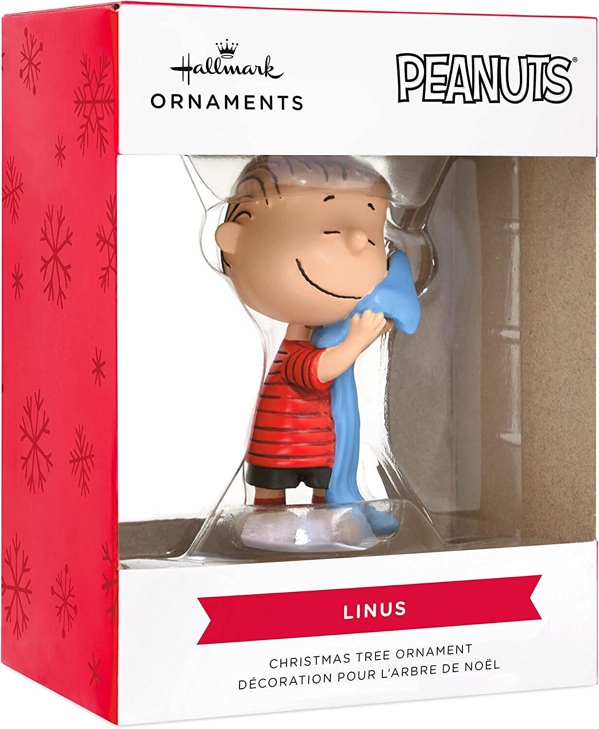 *LINUS WITH BLANKET* Hallmark Peanuts Christmas Tree Ornament Charlie Brown New