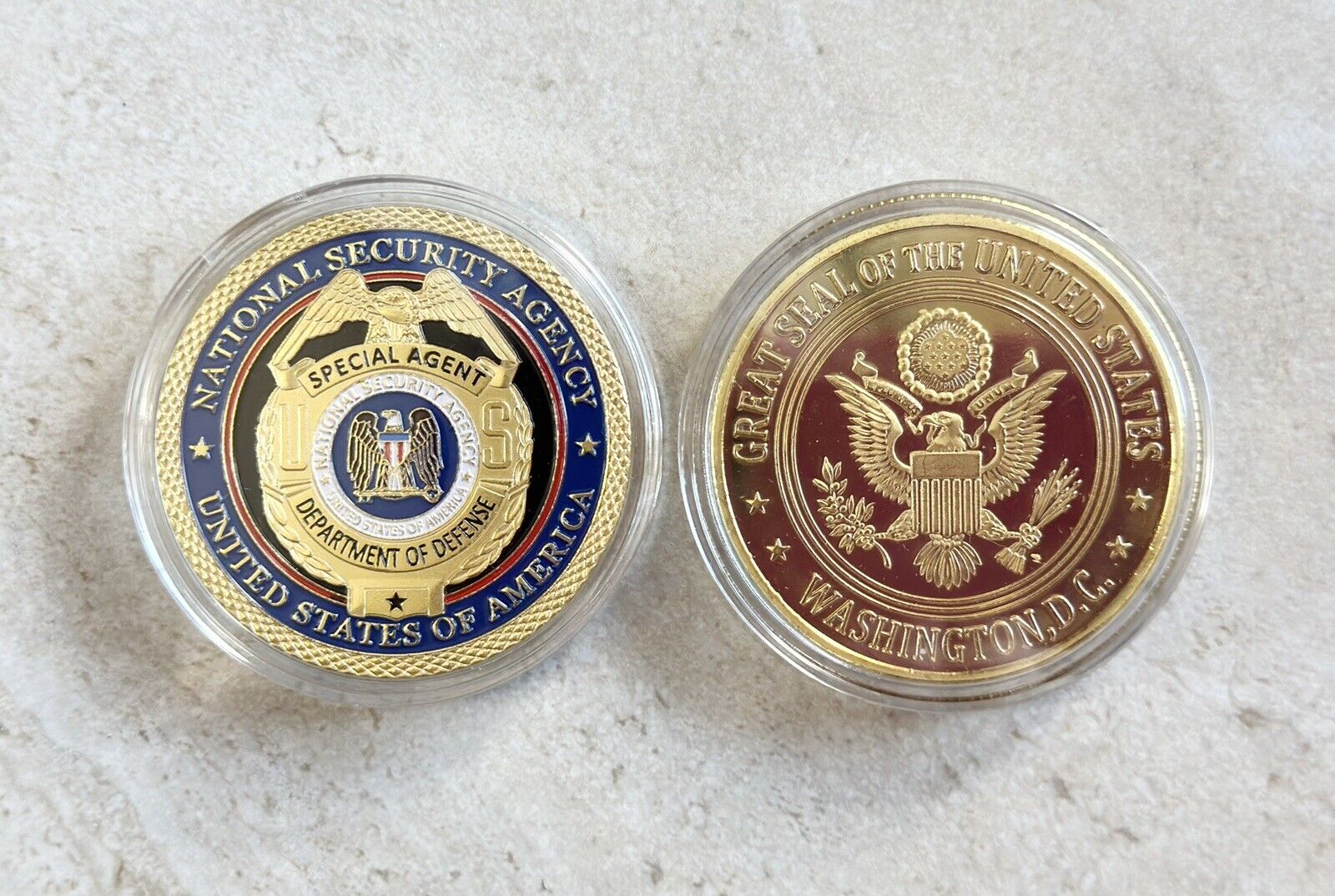 NSA US National Security Agency Special Agent DOD Challenge Coin