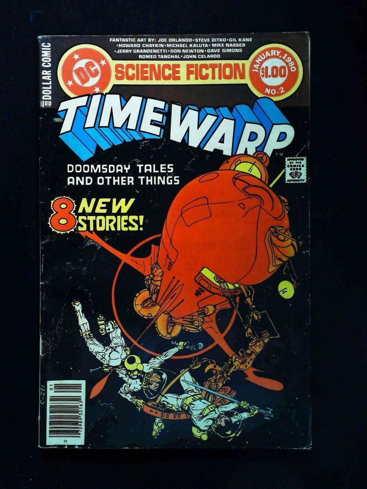 Time Warp #2  Dc Comics 1980 Fn/Vf Newsstand
