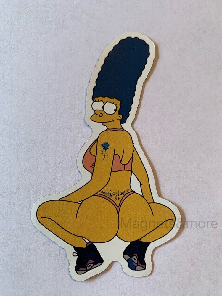 Marge Simpson Sexy-Magnet DECAL The Simpsons twerk  COLLECTIBLE cartoon