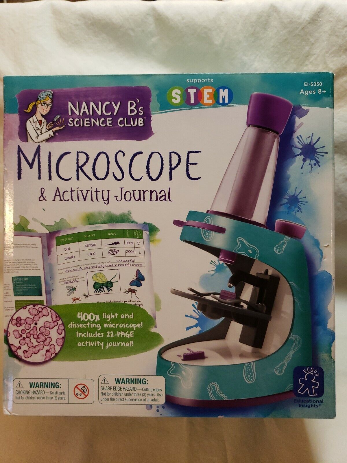 Educational Insights Nancy B\'s Science Club Microscope and  Activity Journal 