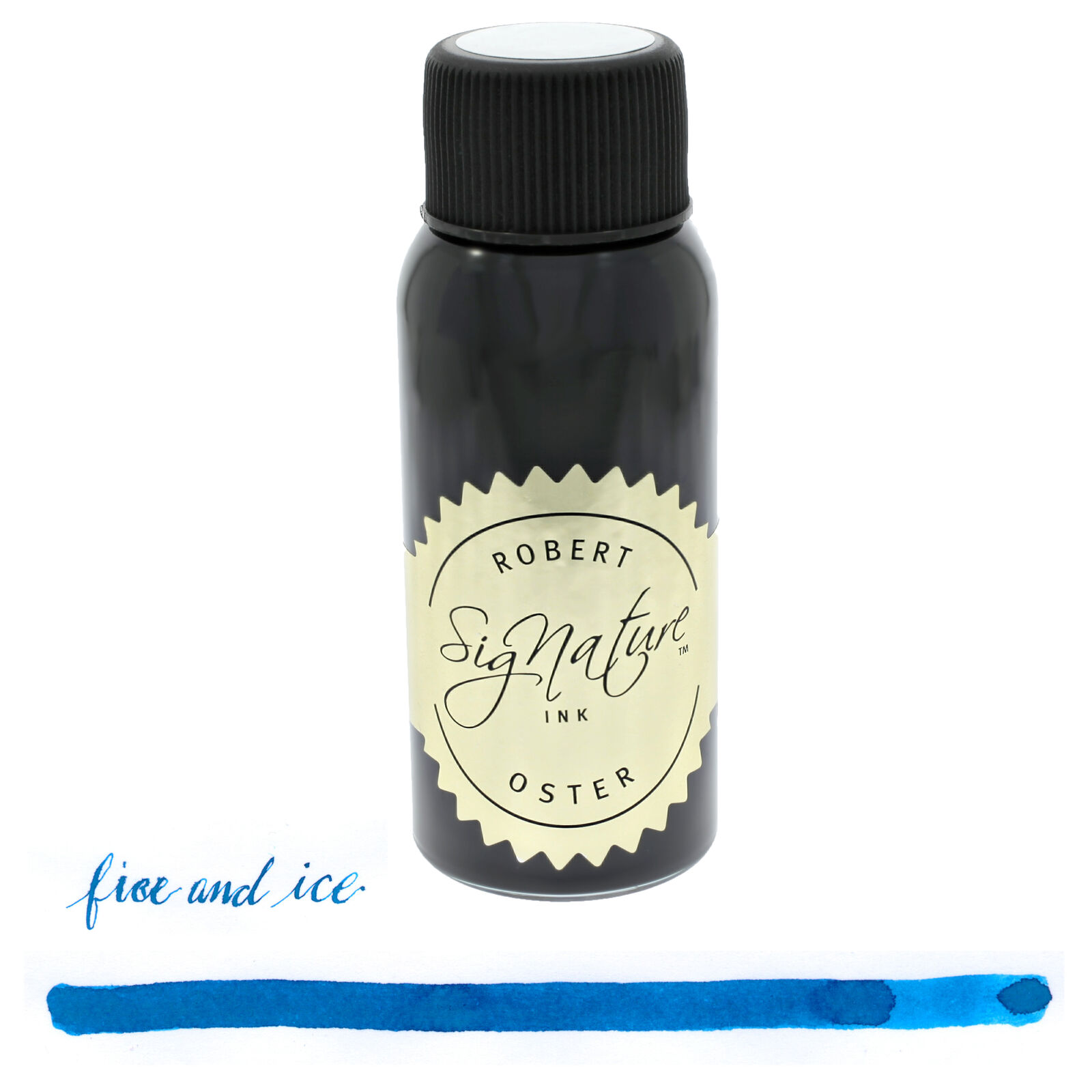Robert Oster Signature Fire and Ice Blue 50ml Bottled Ink for Fountain Pens