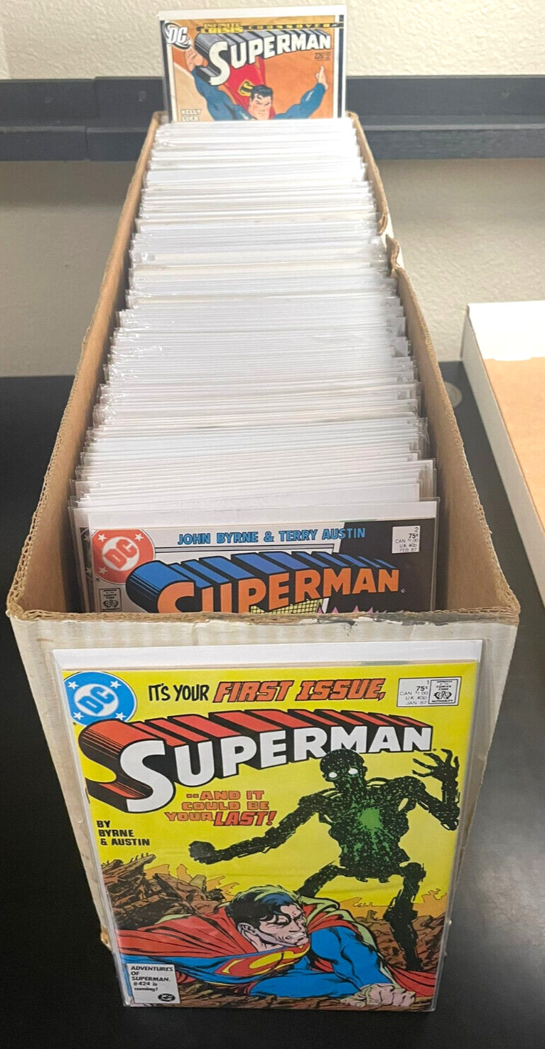 Superman #1-226 complete 1987-2006 series FULL RUN no gaps vol 2 EVERY ISSUE DC