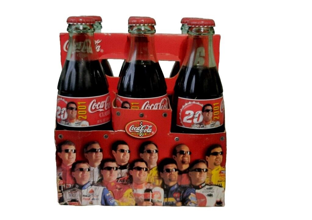 Nascar Tony Stewart Coca Cola Six Pack Unopened  2001 Racing Family