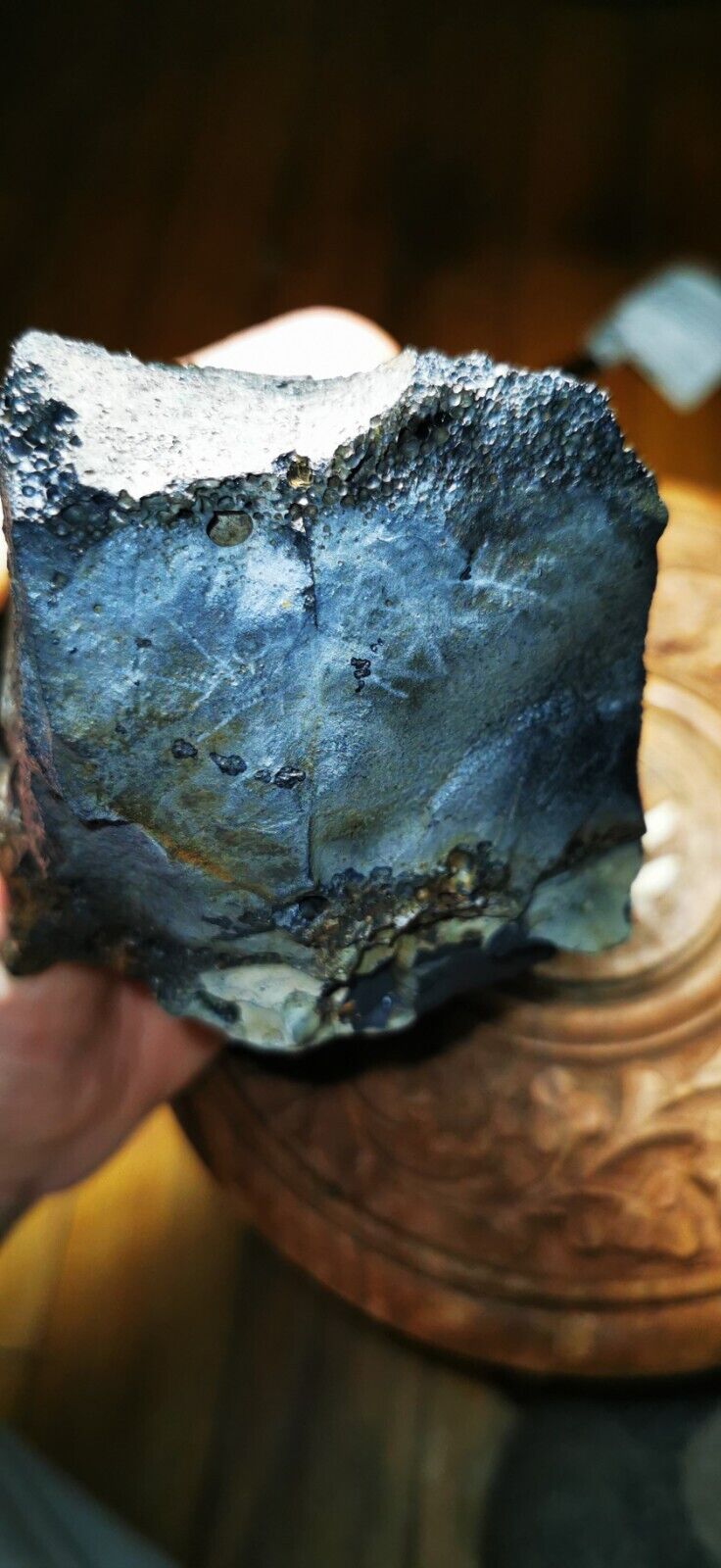 Fulgurite. (Lightning Glass, Lightning Stone, Petrified Lightning)