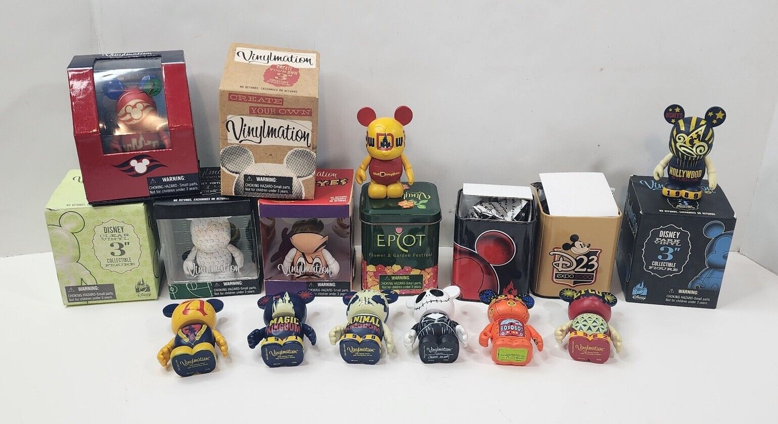 Lot of 17 - Disney Vinylmation Figures [Some New in Box]