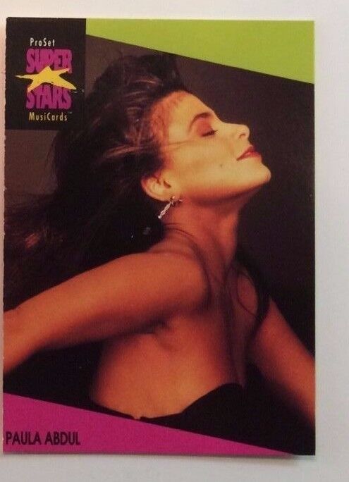 PAULA ABDUL 1991 PRO SET MUSIC CARD #26 Excellent condition