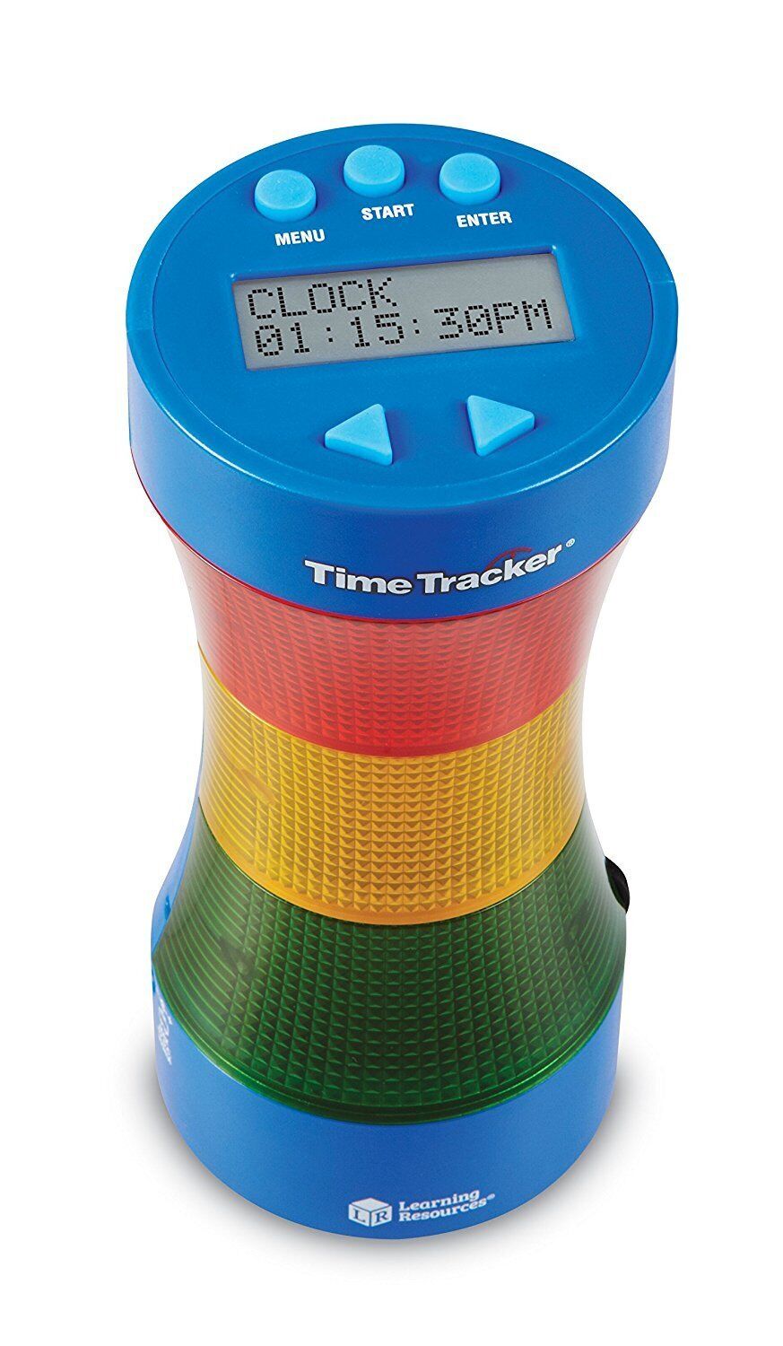 Learning Resources Time Tracker Visual Timer & Clock 1 Piece Classroom  Alarm