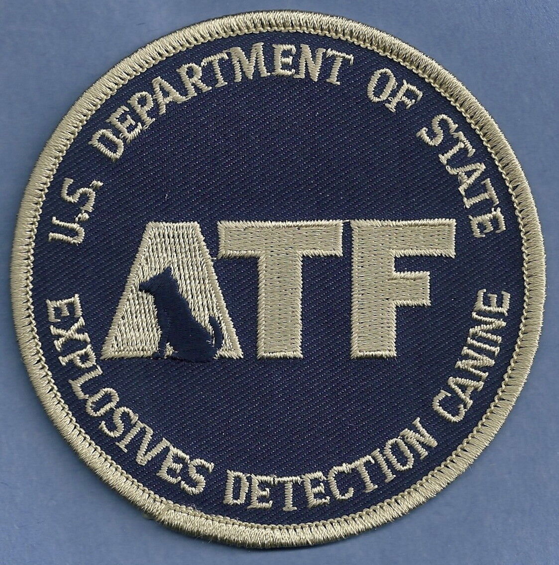 ATF ALCOHOL TOBACCO & FIREARMS EXPLOSIVES DETECTION K-9 POLICE PATCH