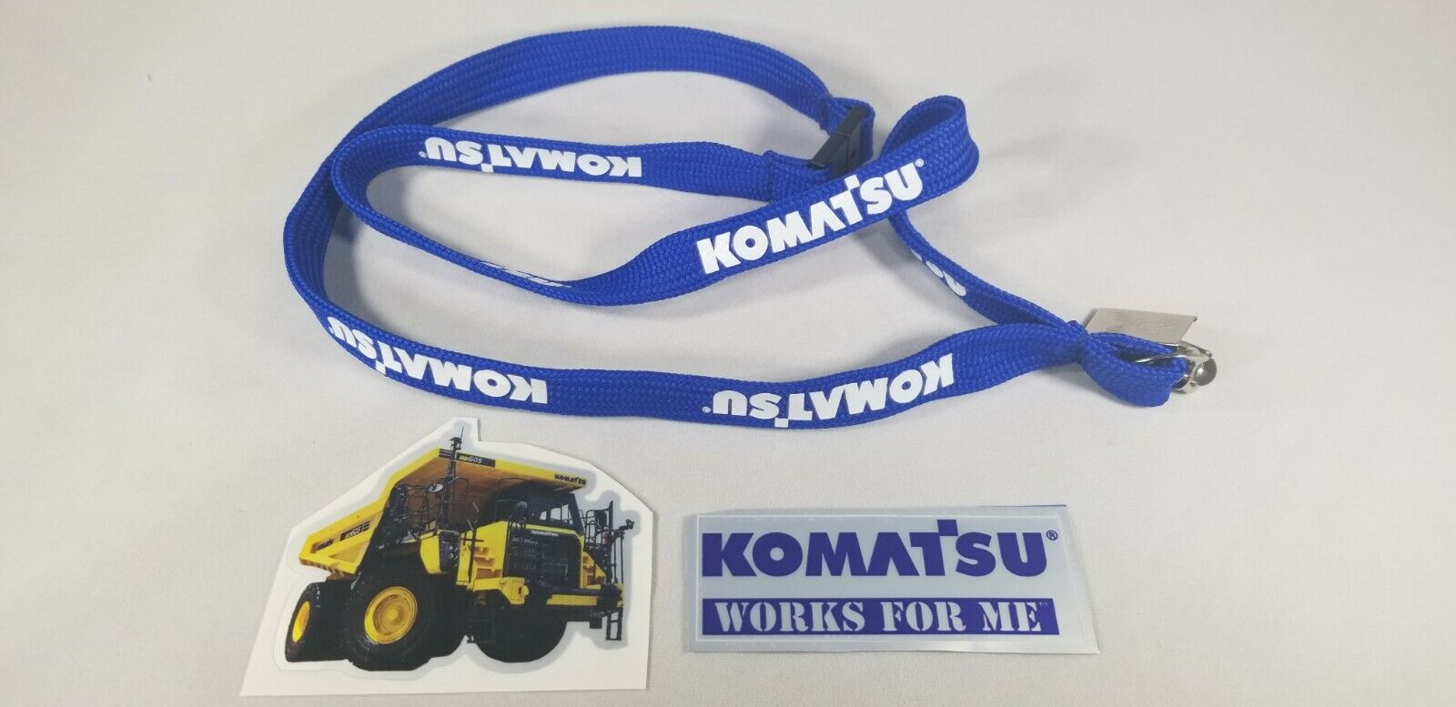 Komatsu Lanyard & Hard Hat Stickers  for Oilfield Rig Union Construction Crane 