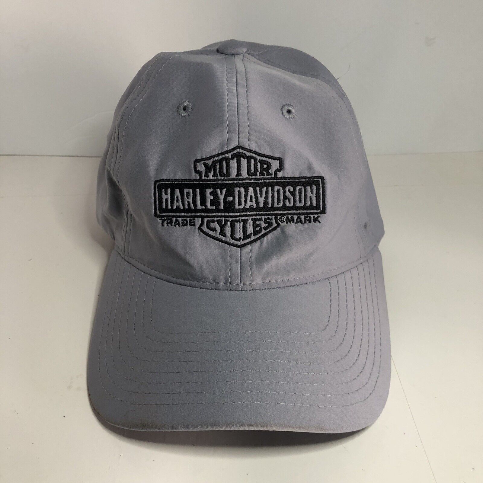 Harley Davidson Motorcycles Hat. New Port Richey Florida. Grey. S/M