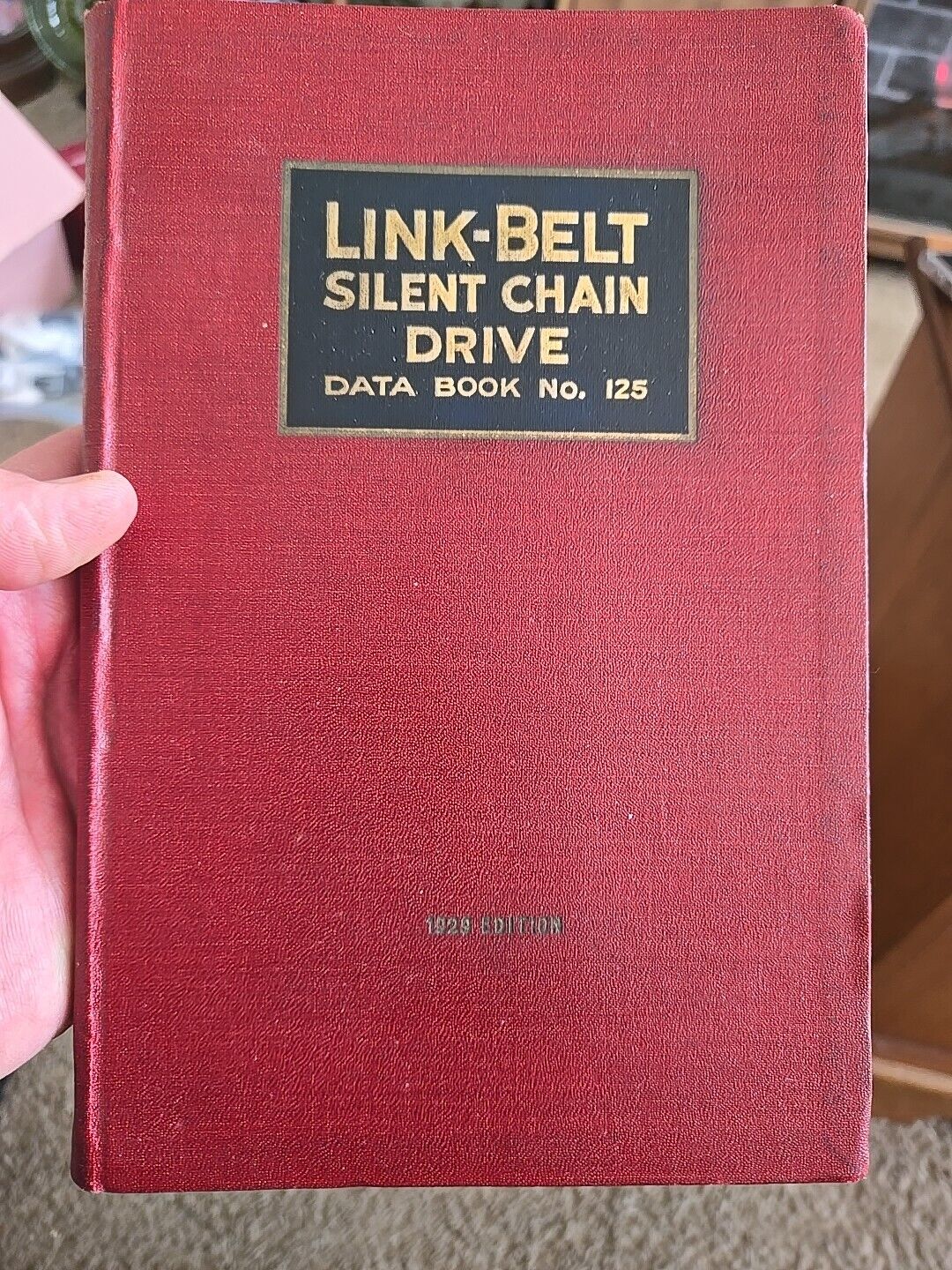 Antique Link - Belt Silent Chain Drive Data Book No. 125 Dated 1929