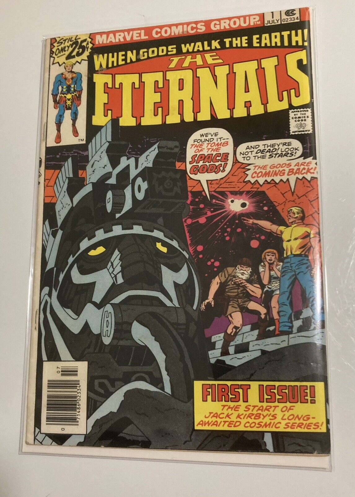 Eternals #1 1976 Newsstand - Origin & First Appearance of Eternals - Jack Kirby
