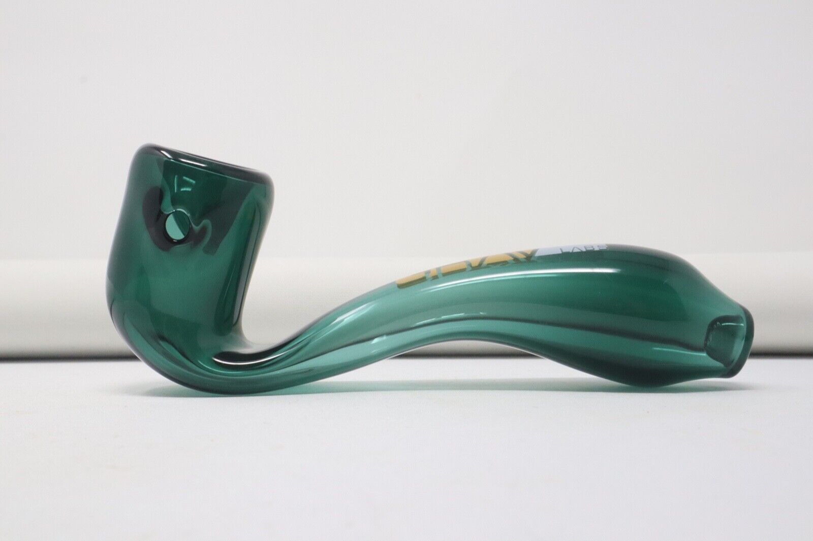 GRAV 6 Inch Classic Glass Sherlock Lake Green Colored Glass Pipe