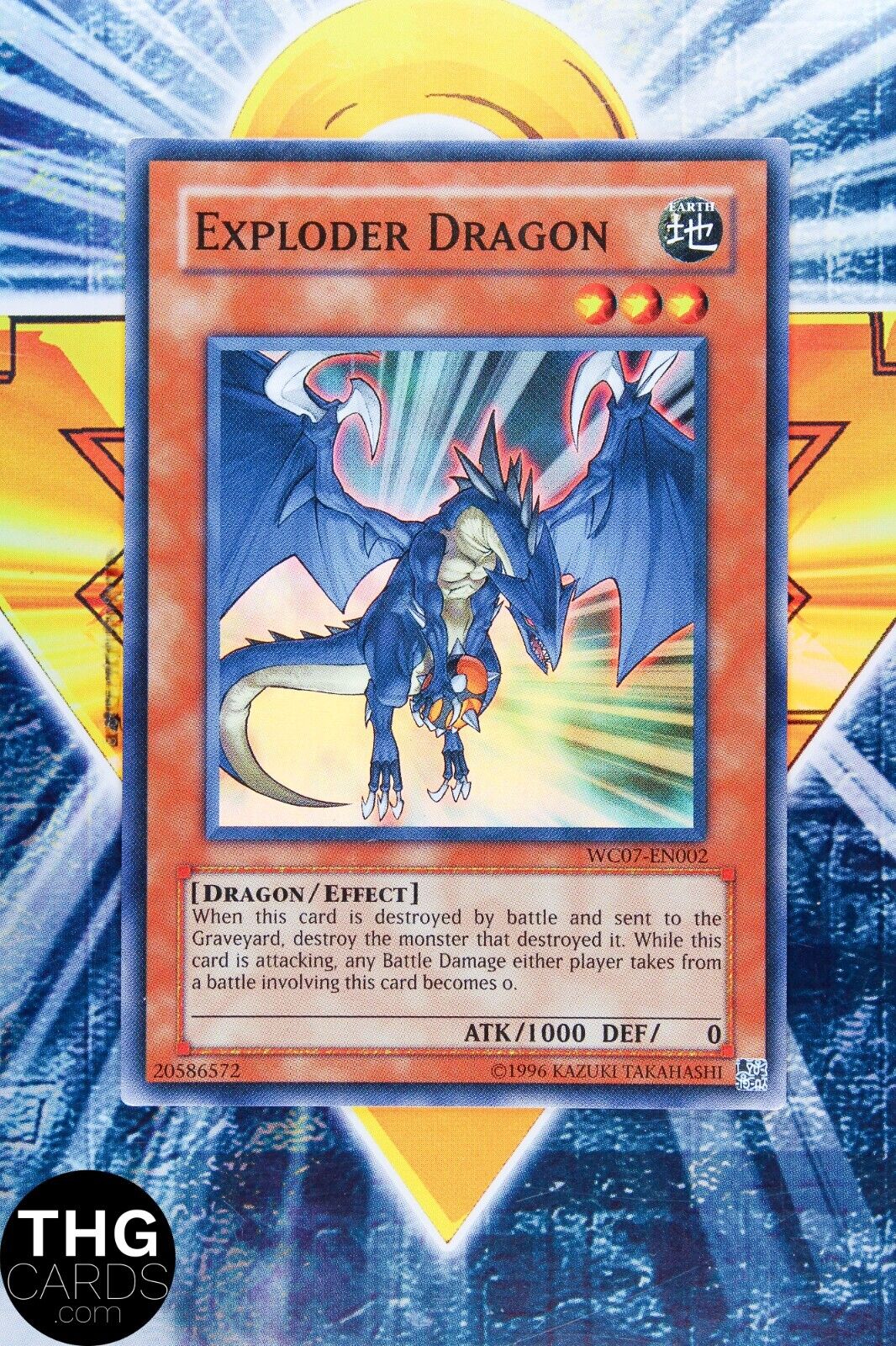 Exploder Dragon WC07-EN002 Super Rare Yugioh Card