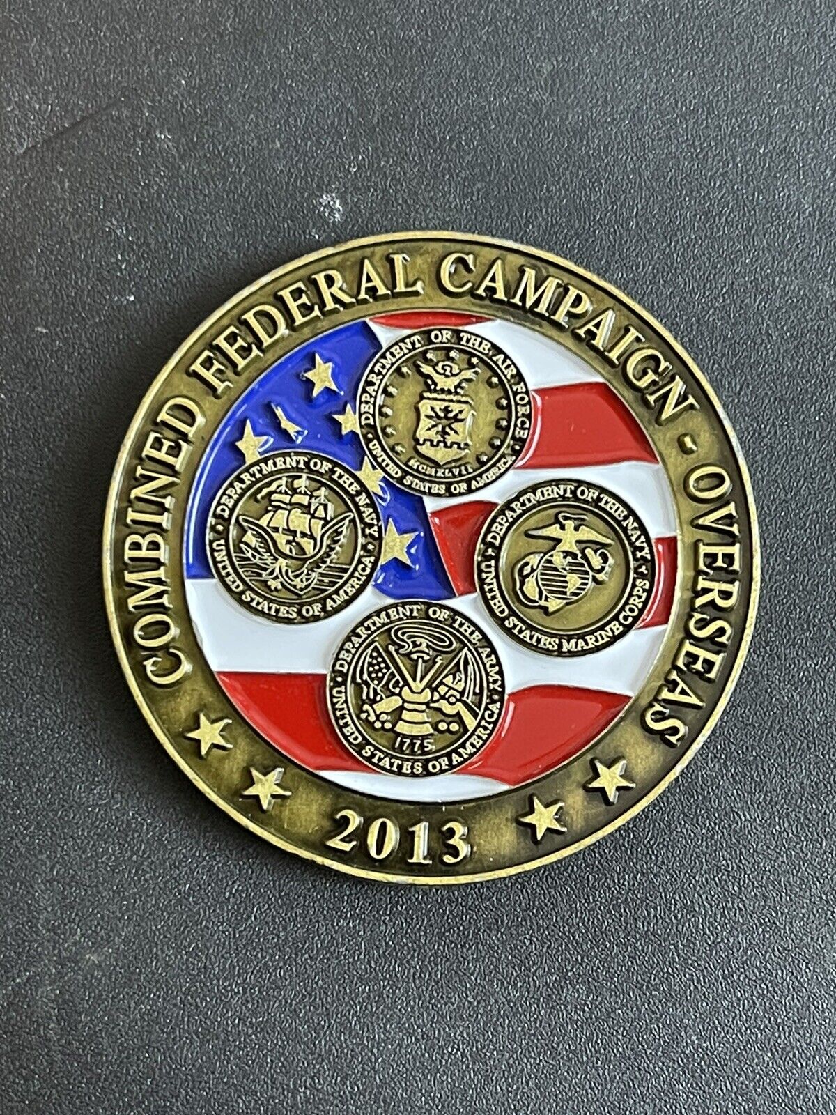 Combined Federal Campaign CFC Overseas 2013 Challenge Coin