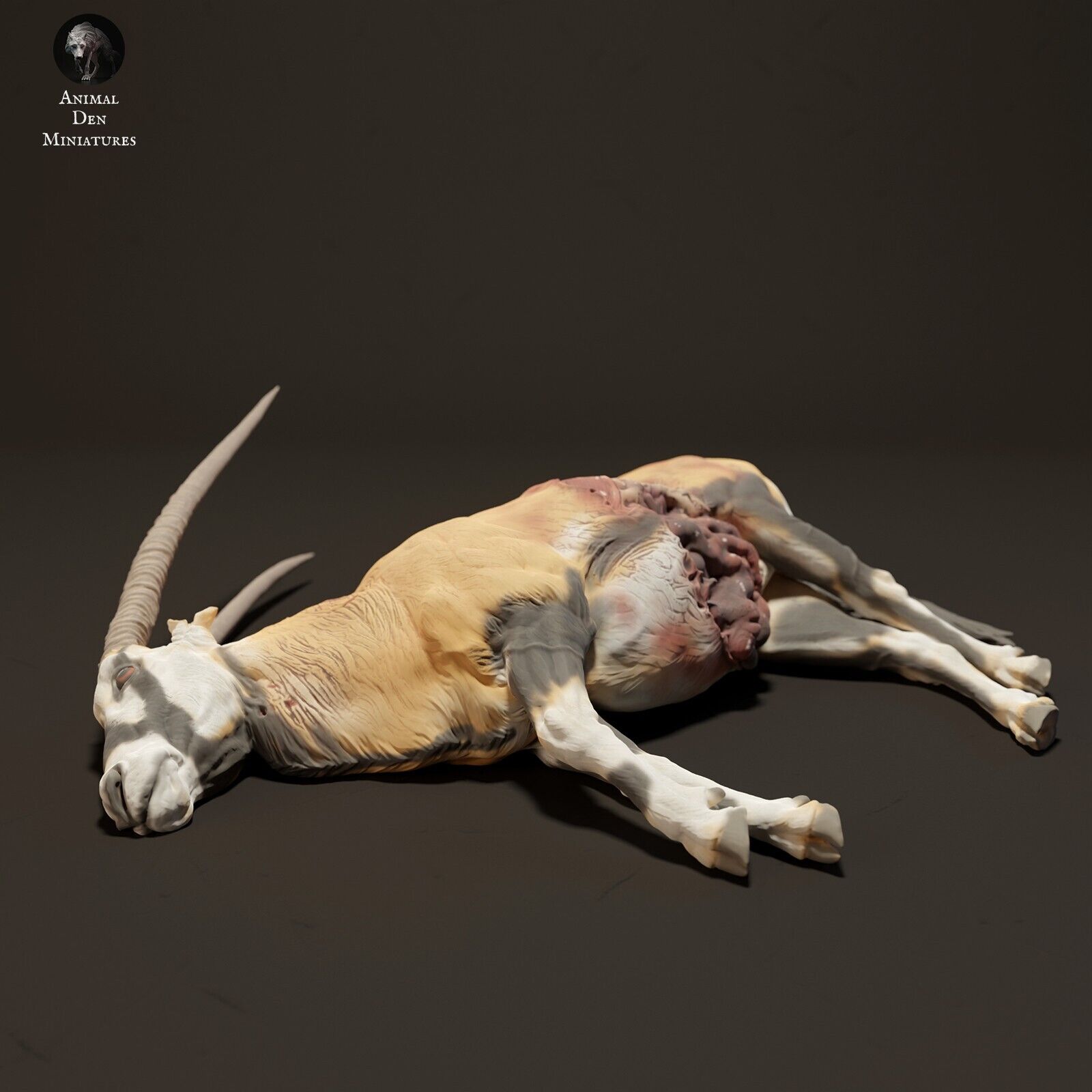 Breyer size traditonal 1/9 resin companion animal Gemsbok carcass
