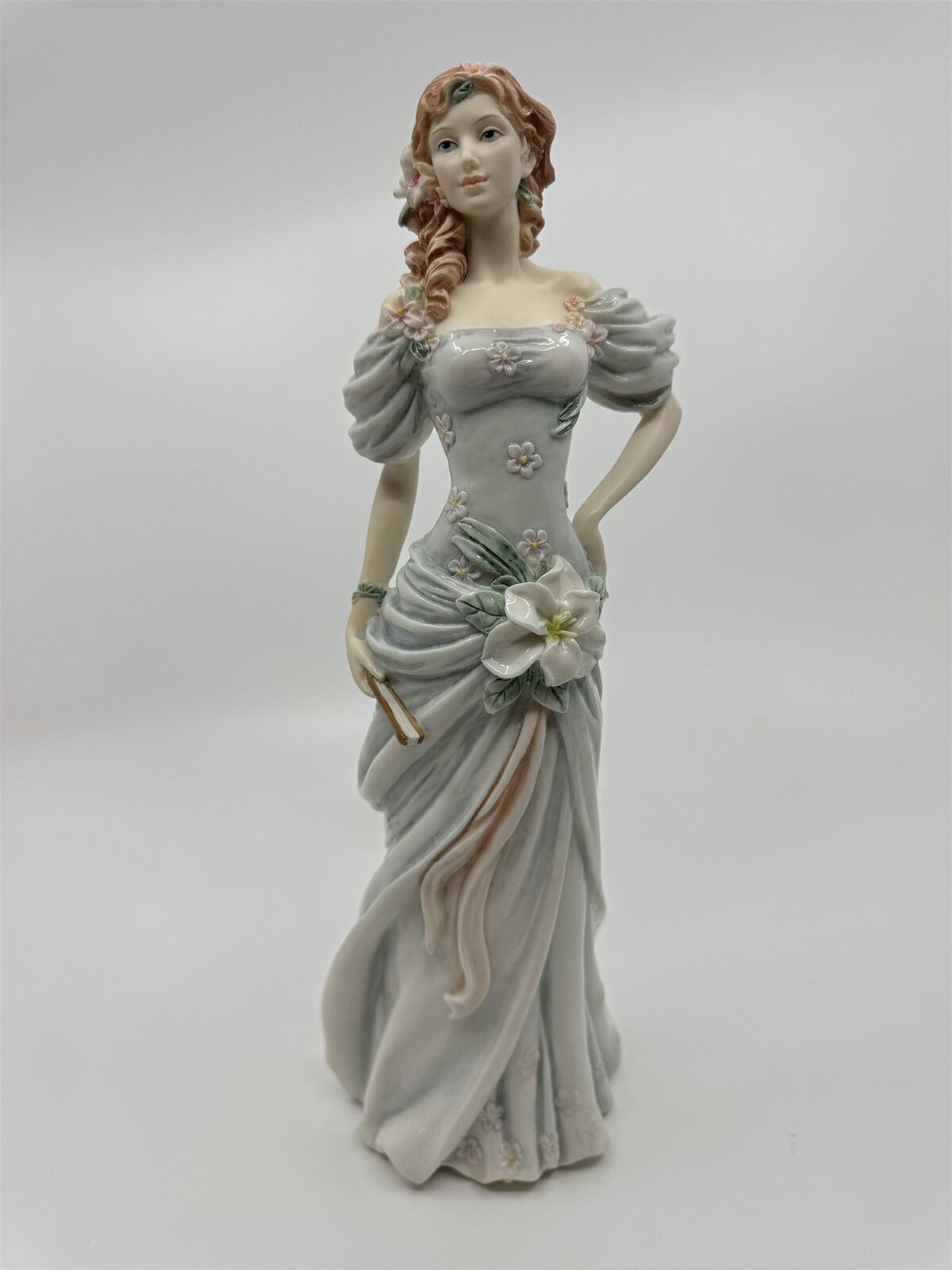 The Leonardo Collection Floral Promenade Ornament Figurine Vintage Lily Wedding