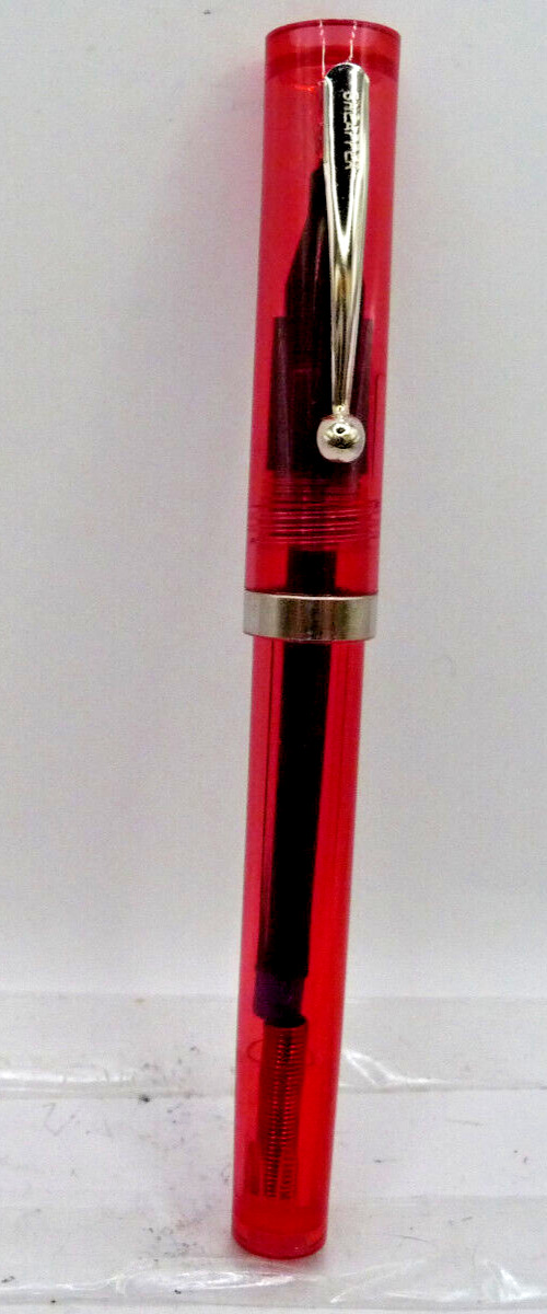 Sheaffer Vintage No-Nonsense View-Thru Ball Pen red-- NEW OLD STOCK