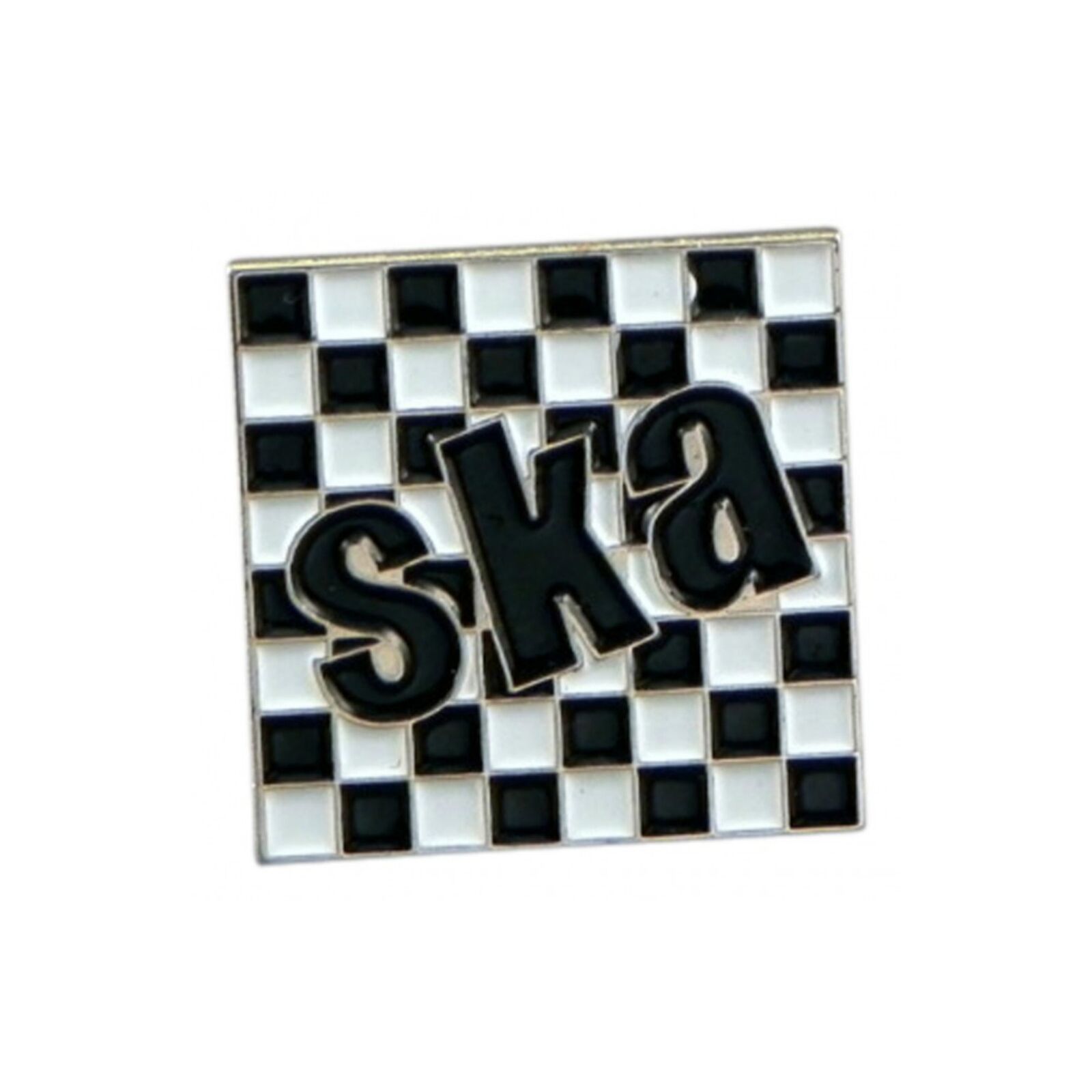 Ska Enamel Lapel Pin Badge/Brooch Two Tone Rude Boy Rock Steady Mod BNWT/NEW