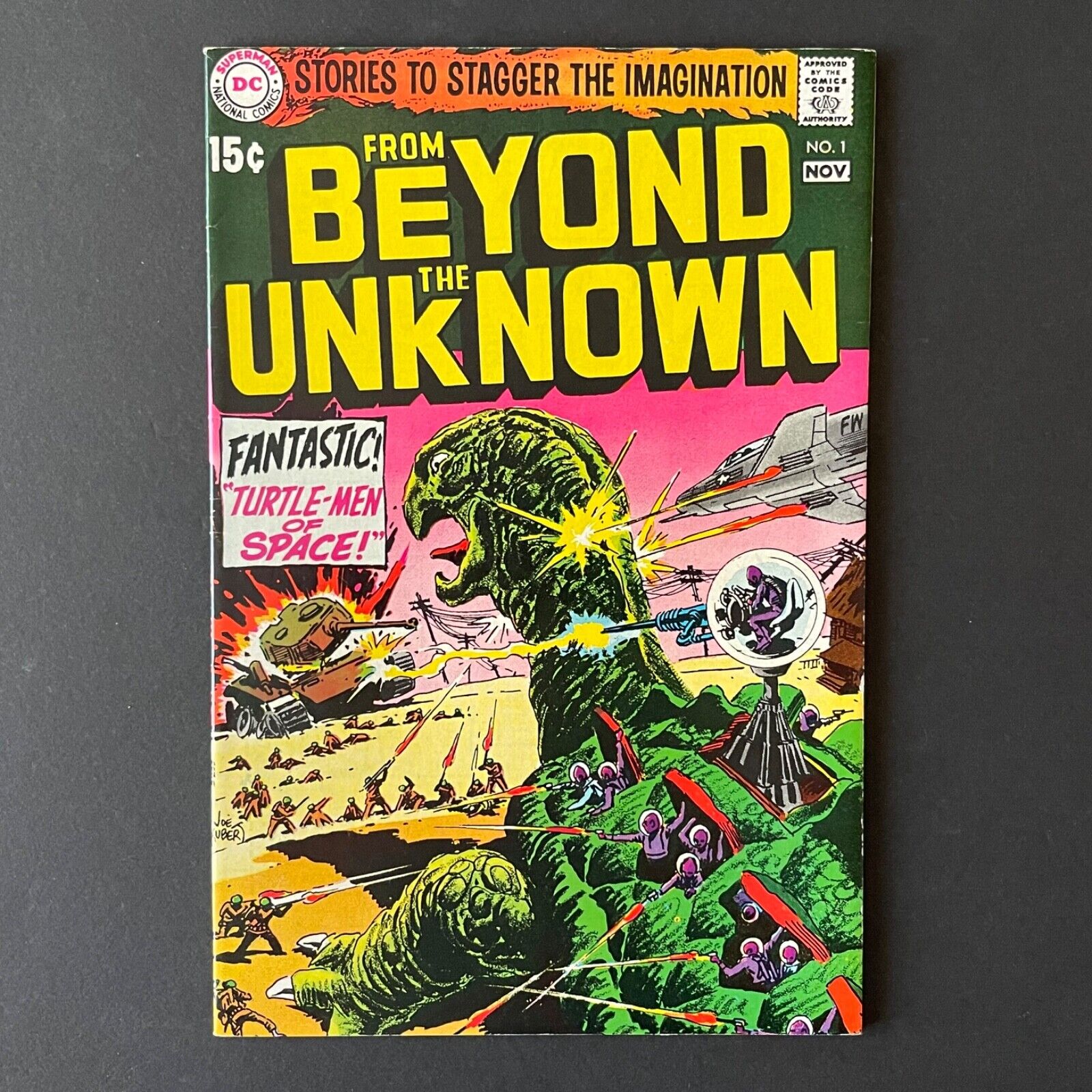 FROM BEYOND THE UNKNOWN #1 DC COMICS 1969 SCI FI HORROR JOE KUBERT HIGH GRADE