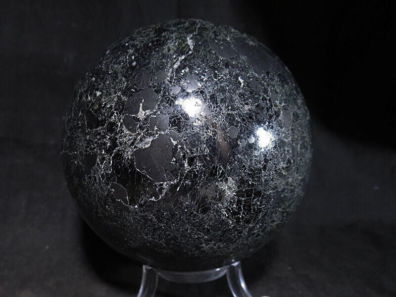 Rare Knopite Perovskite Magnetite Ball Sphere 80mm Mineral Kola, Russia