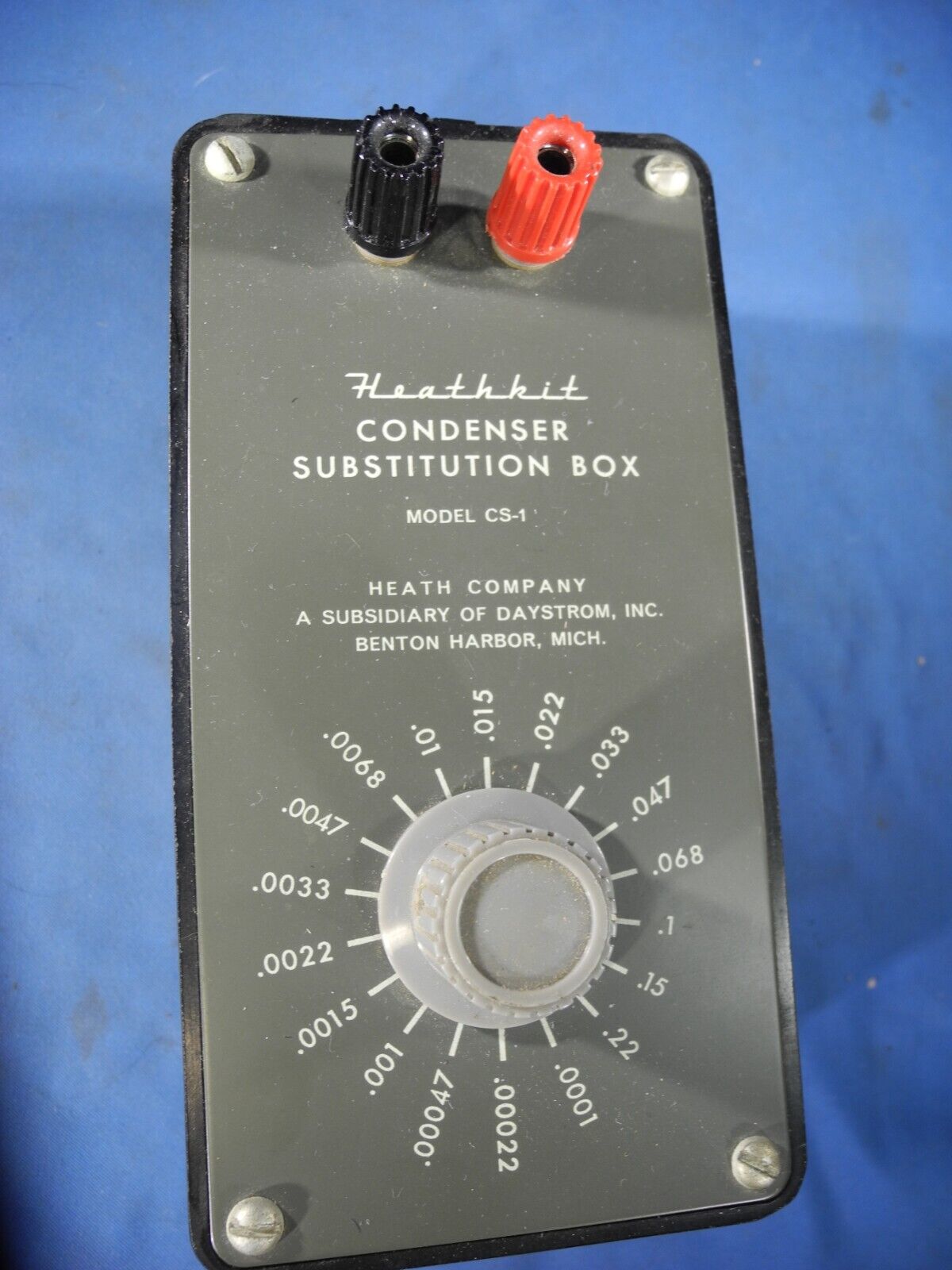 Heathkit Model CS-1 Condenser Substitution Box (FREE & FAST SHIPPING)