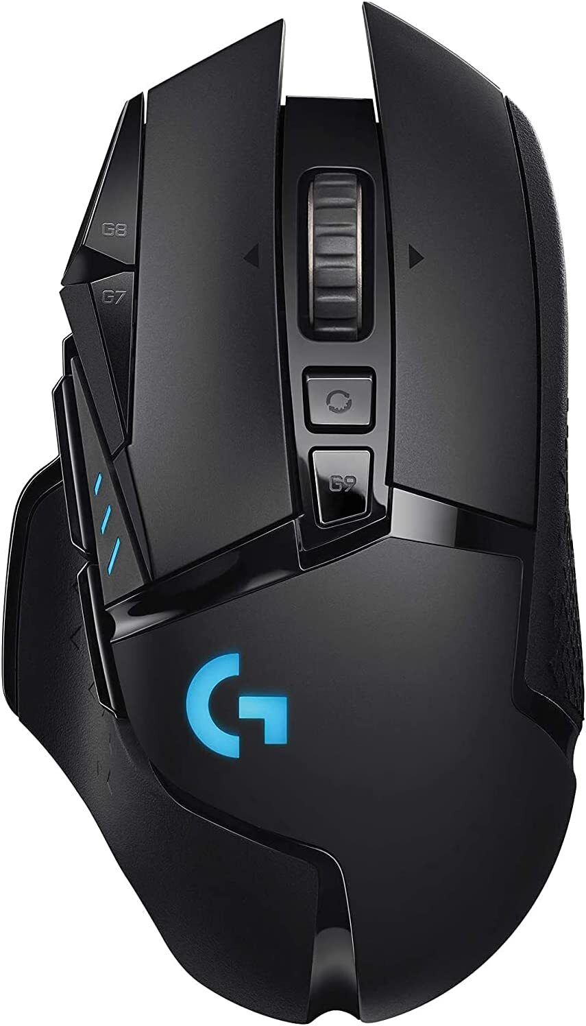 Logitech G502 Lightspeed Wireless Gaming Mouse, Hero 25K Sensor - Black