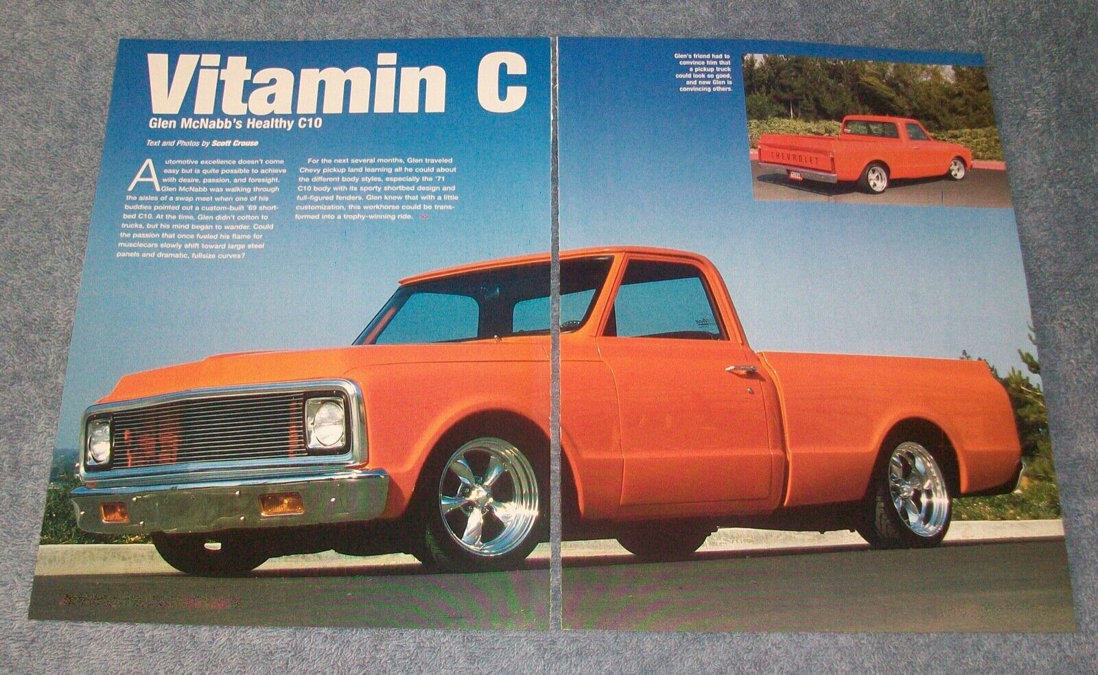 1971 Chevy C/10 Short Fleet RestoMod Pickup Vintage Article \